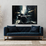 Drum Art Dark 10 Wall Art