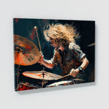 Drum Art Rock Drummer 2 Wall Art