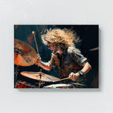 Drum Art Rock Drummer 2 Wall Art