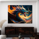 Fantasy Dragon Vivid 11 Wall Art
