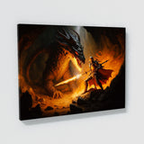 Fantasy Fiery Knight 26 Wall Art