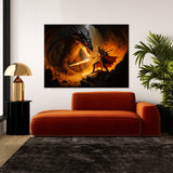 Fantasy Fiery Knight 26 Wall Art