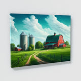 Farm Barn Silos 12 Wall Art