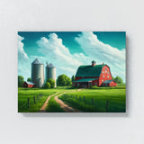 Farm Barn Silos 12 Wall Art