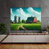 Farm Barn Silos 12 Wall Art