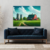 Farm Barn Silos 12 Wall Art