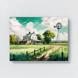 Farm Farmhouse Pasture 9 Wall Art