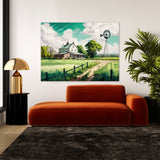 Farm Farmhouse Pasture 9 Wall Art