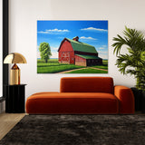 Farm Red Barn 15 Wall Art