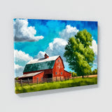 Farm Red Barn 5 Wall Art