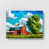 Farm Red Barn 5 Wall Art