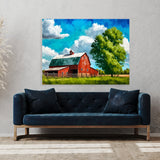 Farm Red Barn 5 Wall Art