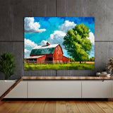 Farm Red Barn 5 Wall Art