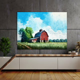 Farm Red Barn 6 Wall Art