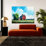 Farm Red Barn 6 Wall Art