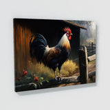Farm Rooster Fence 3 Wall Art