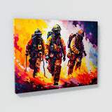Firefighter Abstract 12 Wall Art