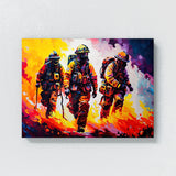Firefighter Abstract 12 Wall Art