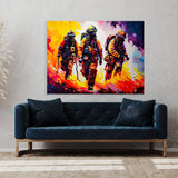 Firefighter Abstract 12 Wall Art