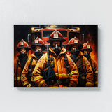 Firefighter Firefighters 7 Wall Art