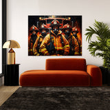 Firefighter Firefighters 7 Wall Art