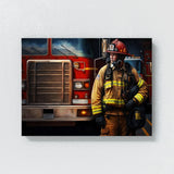 Firefighter Firetruck Emergency 6 Wall Art