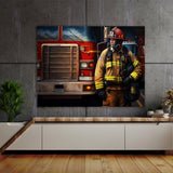 Firefighter Firetruck Emergency 6 Wall Art