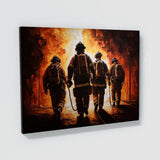 Firefighter Teamwork Bravery 14 Wall Art