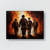 Firefighter Teamwork Bravery 14 Wall Art