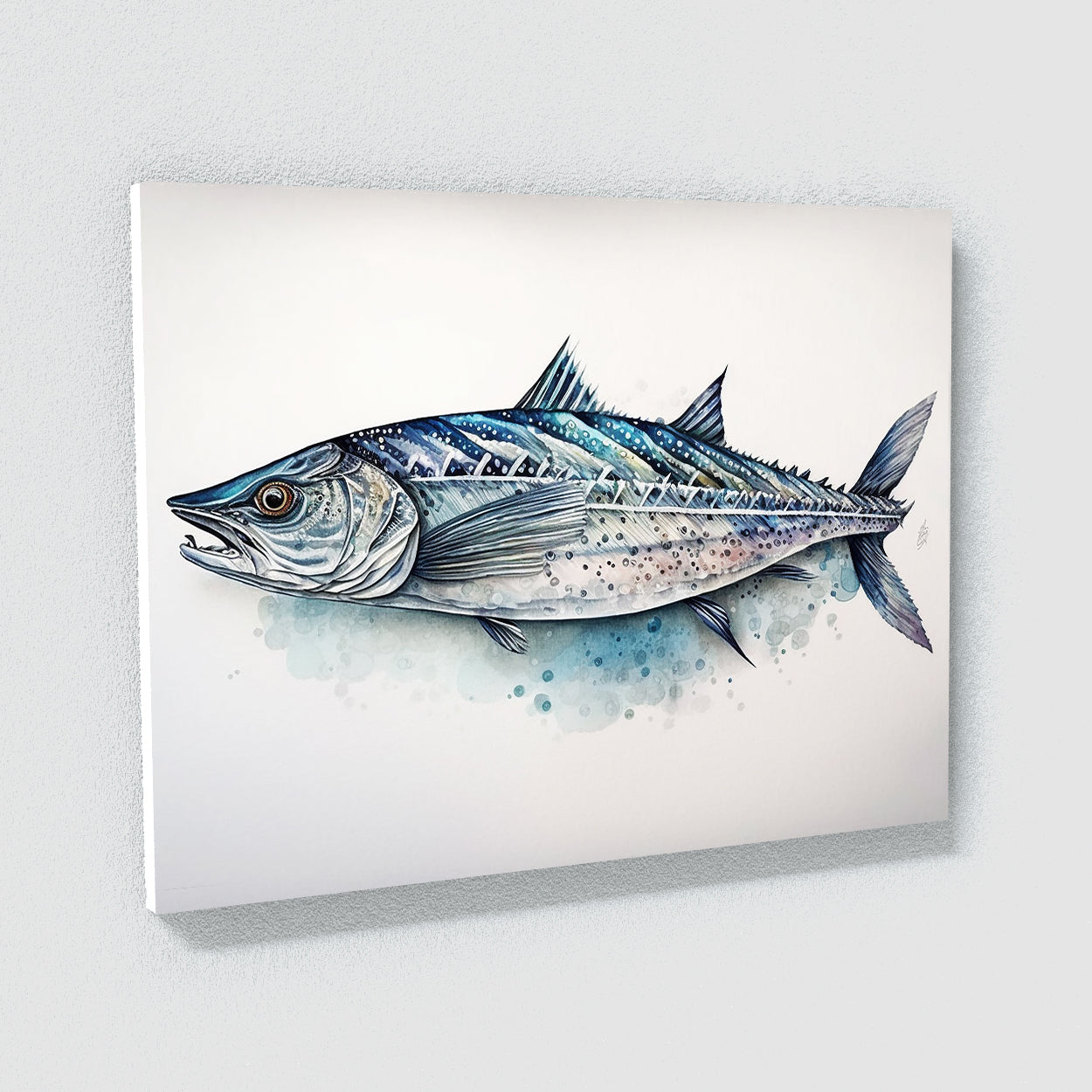 Fish Detailed Watercolor 21 Wall Art