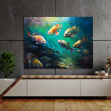 Fish Seascape Motion Water 12 Wall Art