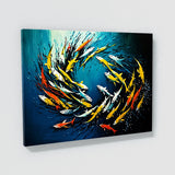 Fish Vibrant Abstract 10 Wall Art