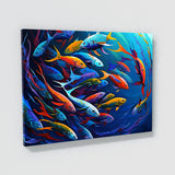 Fish Vibrant Abstract 9 Wall Art
