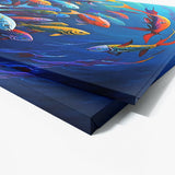 Fish Vibrant Abstract 9 Wall Art
