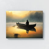 Fishing Fisherman Misty 5 Wall Art