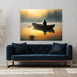 Fishing Fisherman Misty 5 Wall Art