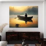 Fishing Fisherman Misty 5 Wall Art