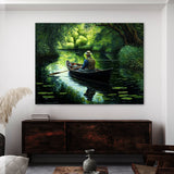 Fishing Fisherman River Greenery 9 Wall Art