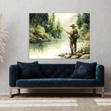 Fishing Fly Nature Scene 3 Wall Art