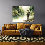 Fishing Fly Nature Scene 3 Wall Art