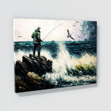 Fishing Seascape Scene 2 Wall Art