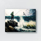 Fishing Seascape Scene 2 Wall Art