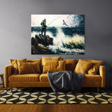 Fishing Seascape Scene 2 Wall Art