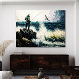 Fishing Seascape Scene 2 Wall Art