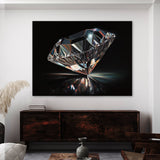 Gemstone Diamond Black 2 Wall Art