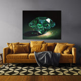 Gemstone Emerald Green 6 Wall Art