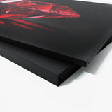Gemstone Ruby Black Background 4 Wall Art
