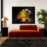 Gemstone Yellow Sapphire 7 Wall Art