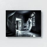 Ghost Ghostly Haunted 3 Wall Art