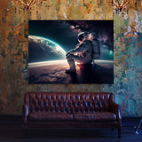 Astronaut Alone 16 Wall Art